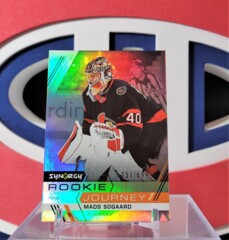 Mads Sogaard 2022-23 - Rookie Journey /699 Synergy Upper Deck